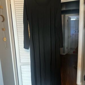 SHEIN Classic Black Long Sleeve Dress